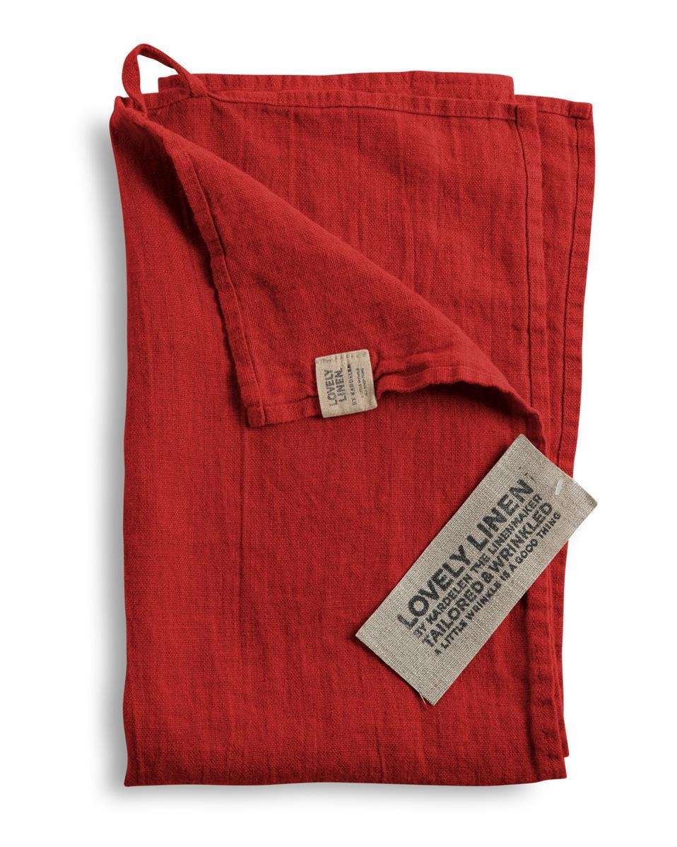 REAL RED Tuch groß LOVELY LINEN