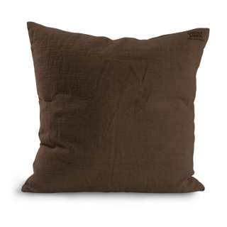 CHOCOLATE Kissenbezug 50/50cm LOVELY LINEN