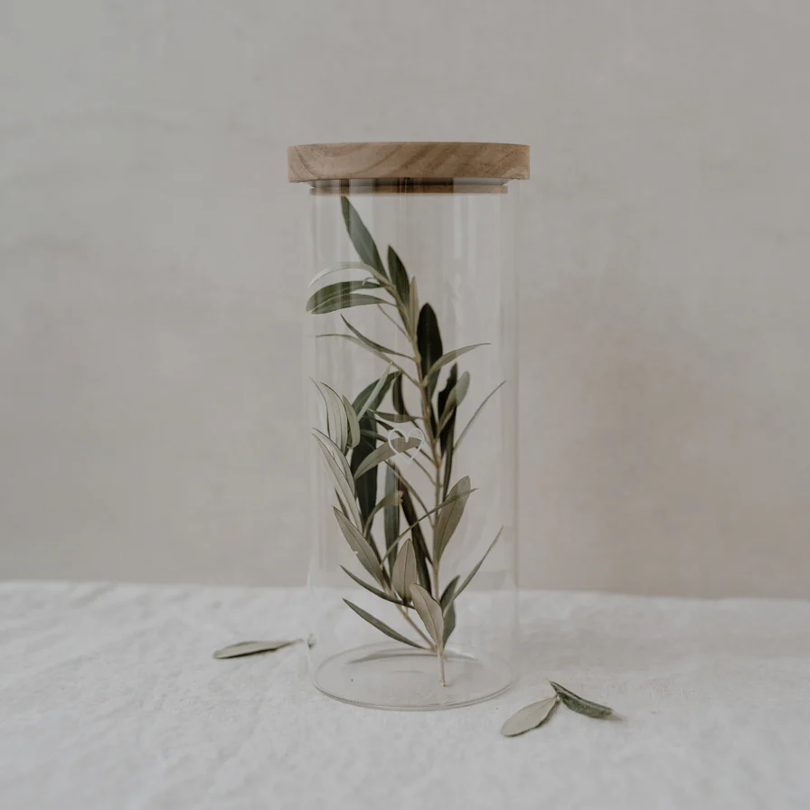 Vorratsglas HERZ weiss 25cm