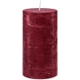 Burgundy 7/13,5cm Stumpenkerze
