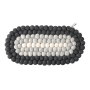 Filzkugel-Topfuntersetzer oval WOOLY | Blackish