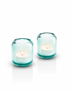 Acorn Teelichter 2-er Set Lagune
