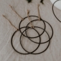 Metallanhänger Ring, Herz - einzeln