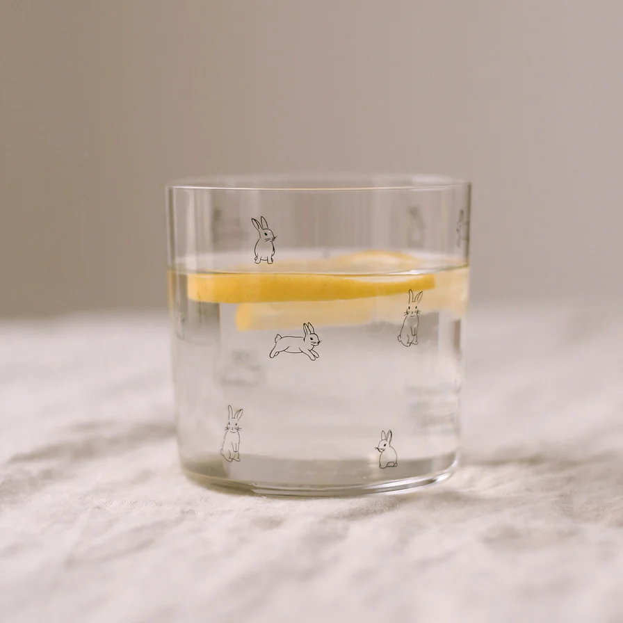 Glas Kaninchen