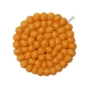 Filzkugel-Untersetzer WOOLY rd. | Mustard