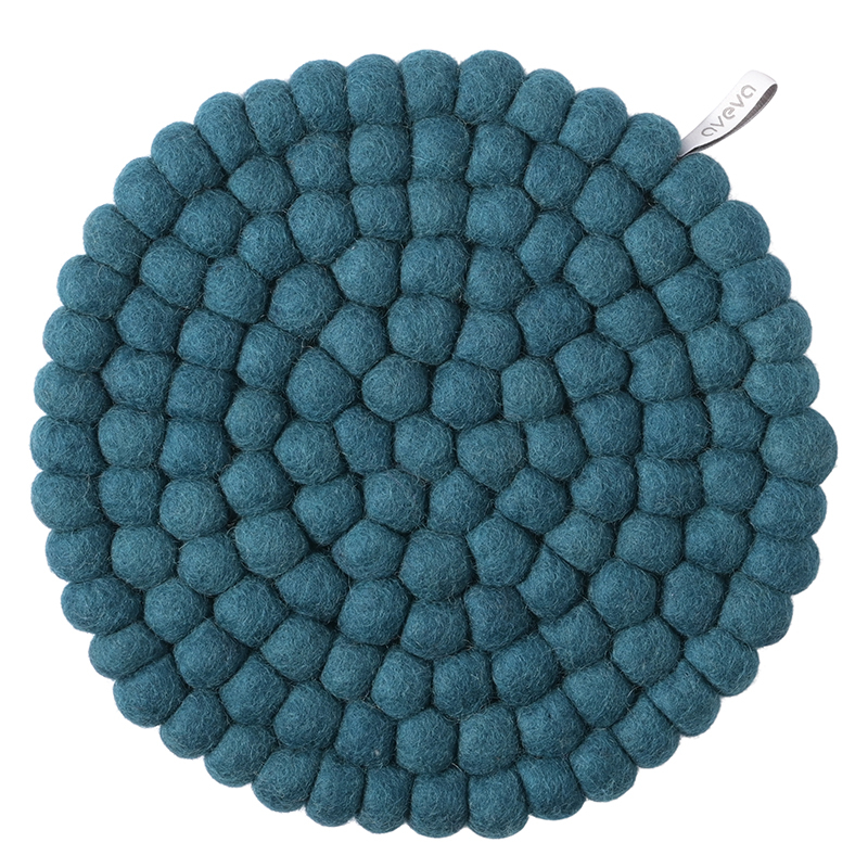 Filz-Untersetzer WOOLY ROUND XL Moss