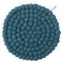Filz-Untersetzer WOOLY ROUND XL Moss