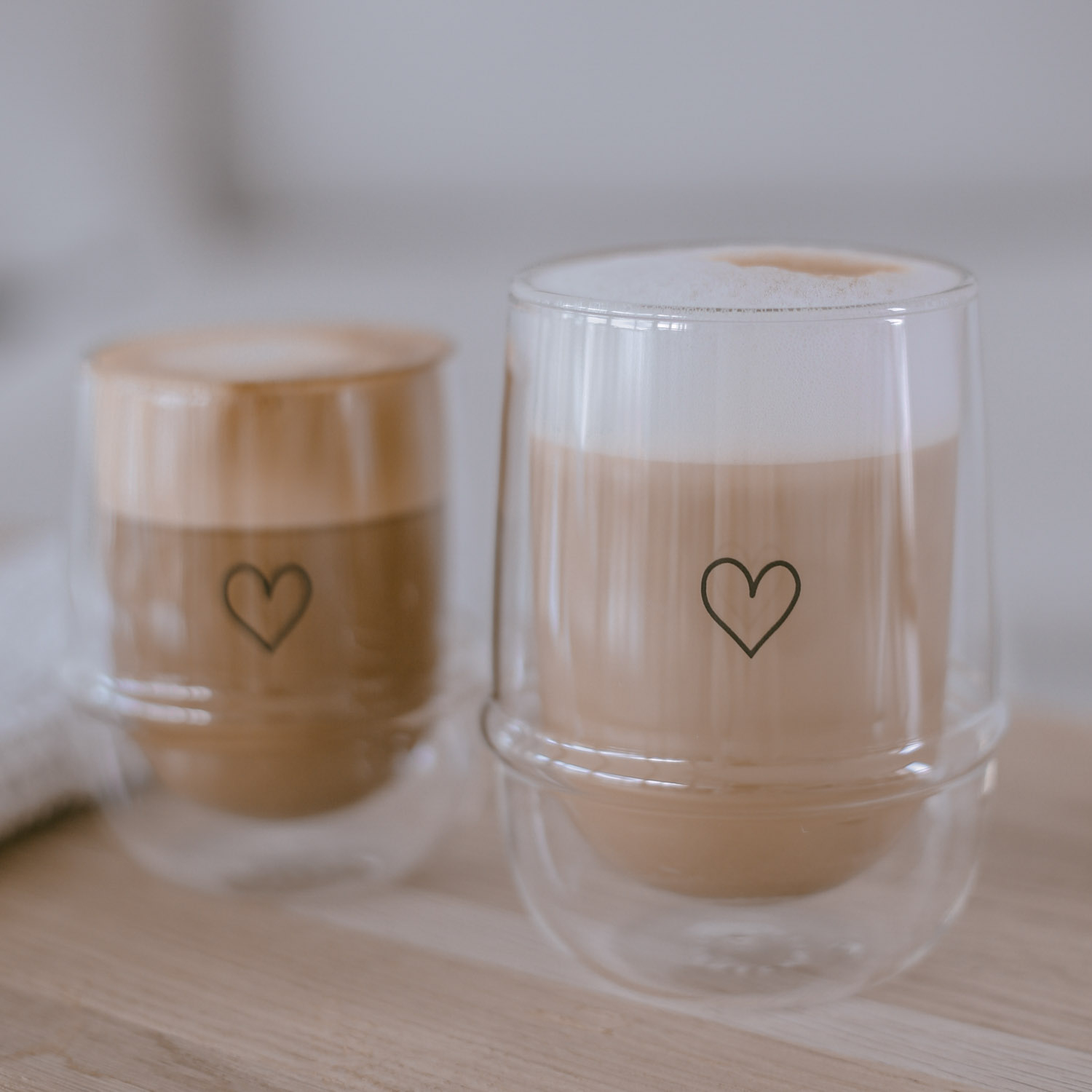 Latte Macchiatoglas HERZ 300ml