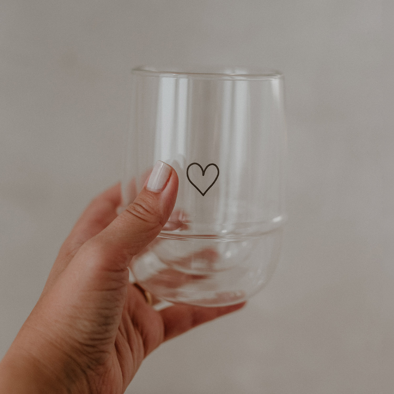 Latte Macchiatoglas HERZ 300ml