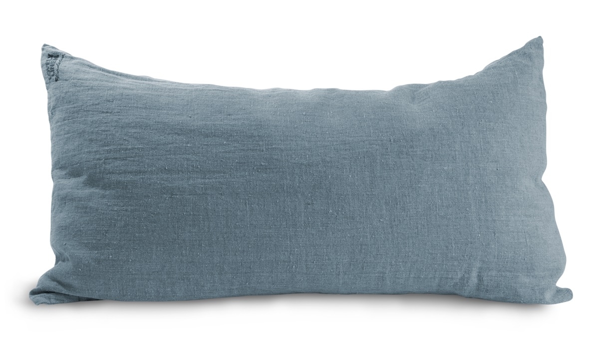 DUSTY BLUE Kissenbezug  länglich  LOVELY LINEN