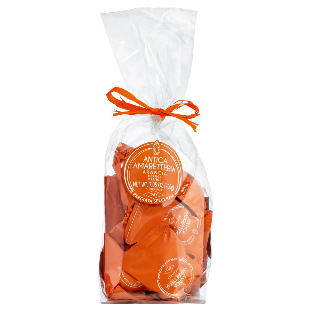 Antica Amaretti 200gr Geschenkbeutel | Arancia