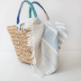BEACH Leinentuch 85/140cm Blau