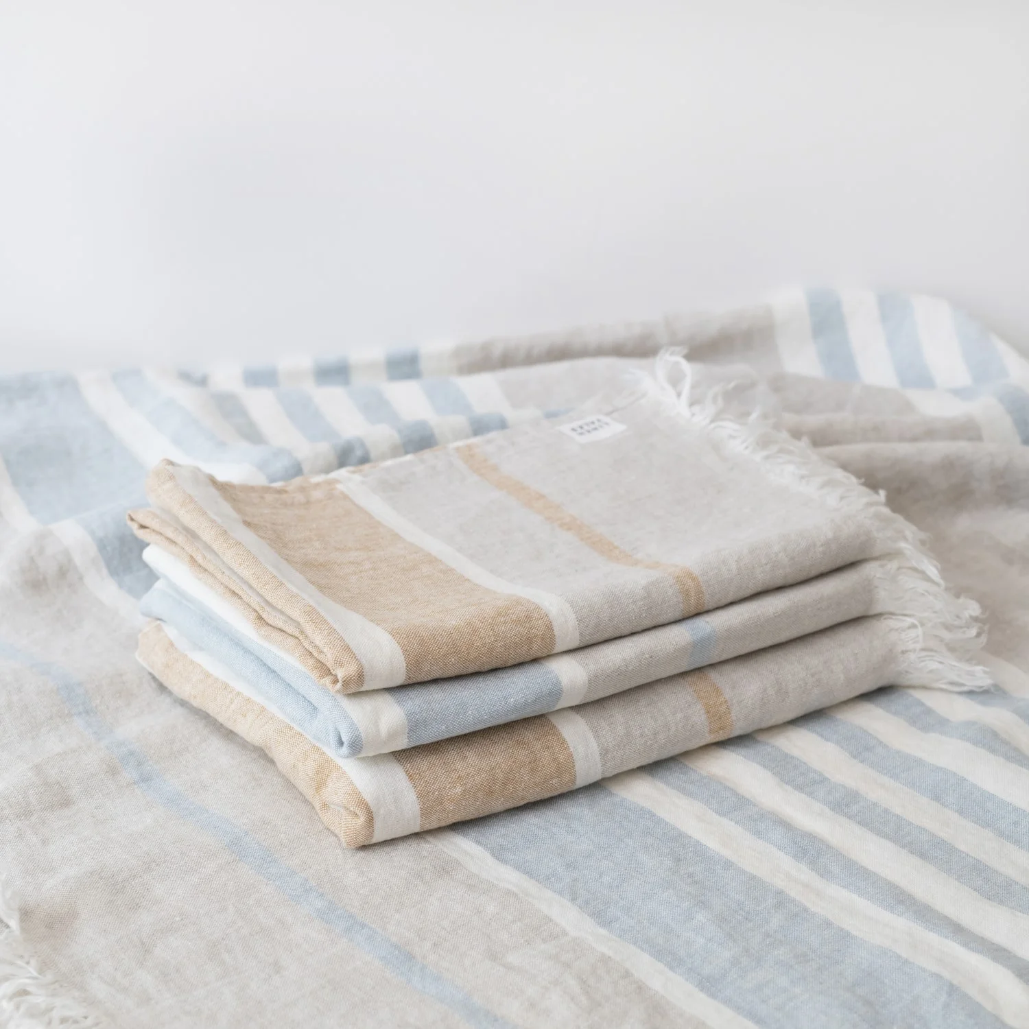 BEACH Leinentuch 140/170cm Blau