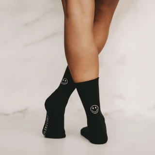 Socken schwarz | HERZ 35-38