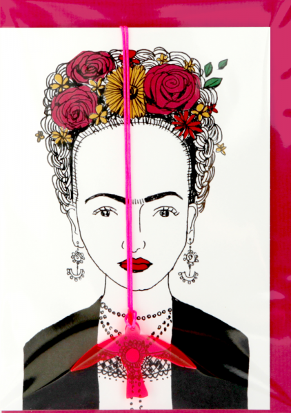 FRIDA | Karte Neon-Anhängerkette