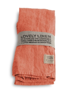 PEACH Serviette LOVELY LINEN