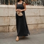 Trägerkleid Schwarz