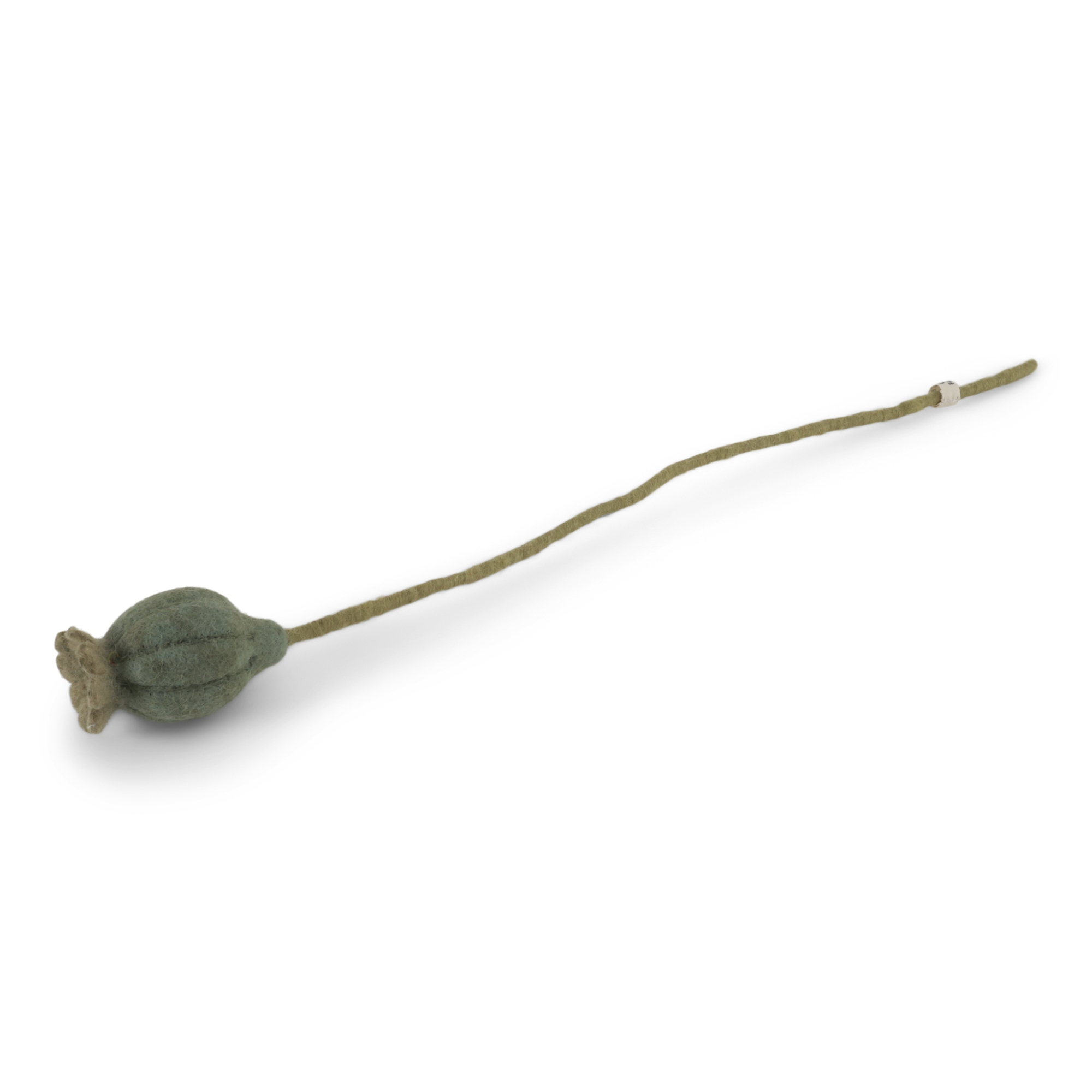Mohnkapsel Filzblume