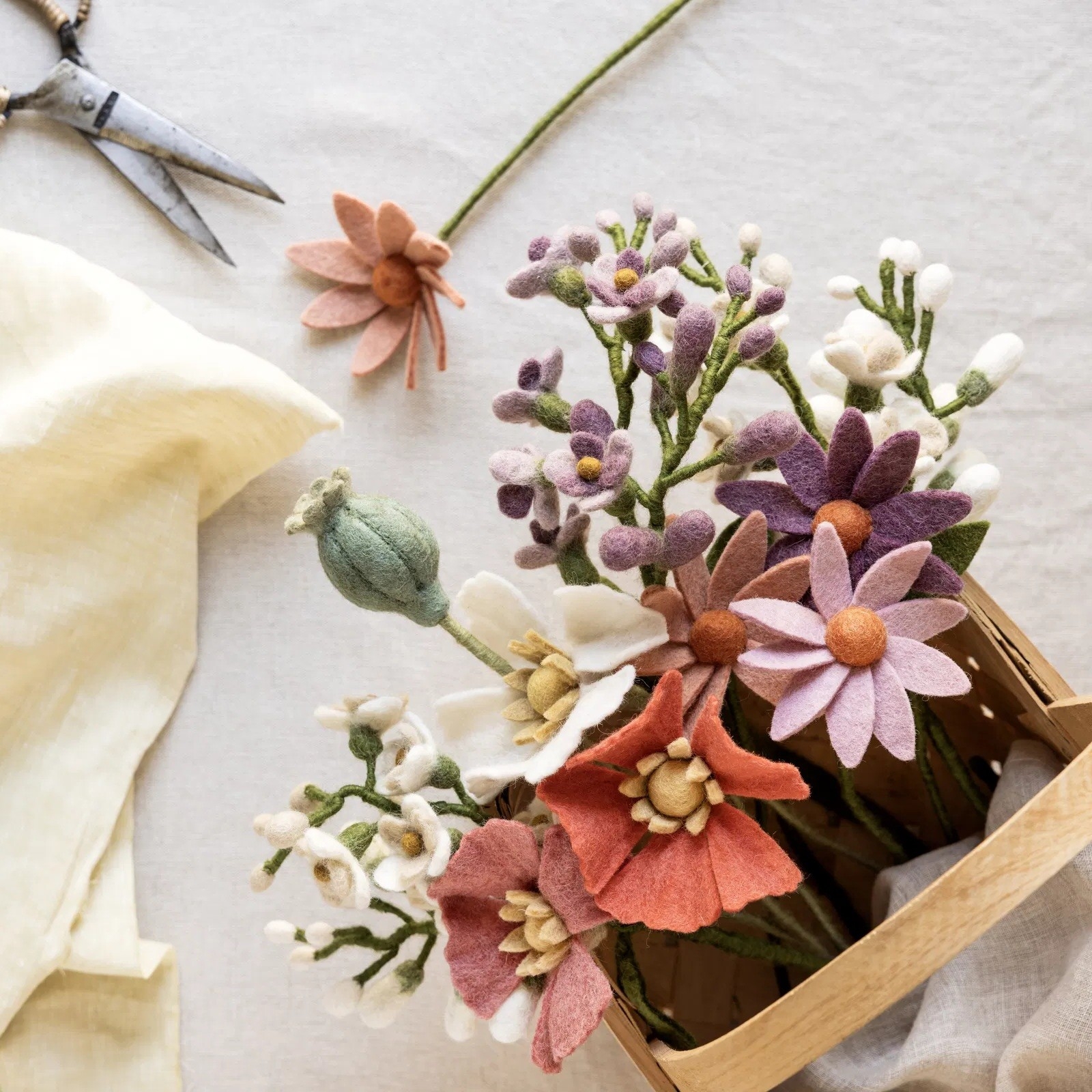 Cosmea Filzblume | Light Pink