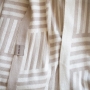 DASH Strickplaid Ecru/Leinen 180/200cm