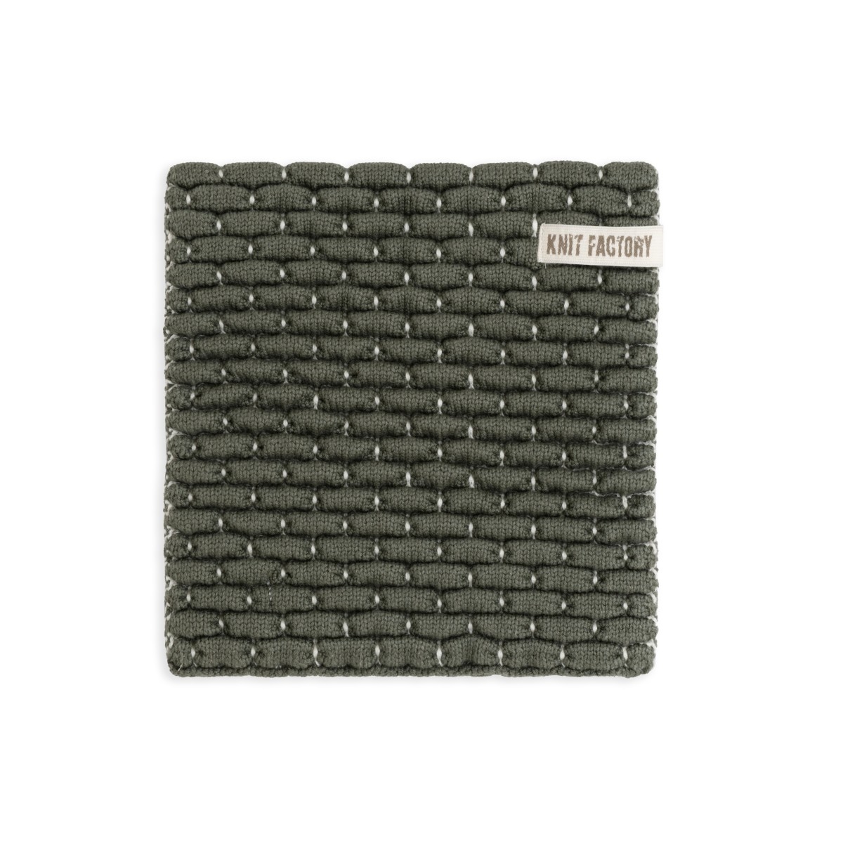 Topfuntersetzer STRICK Khaki