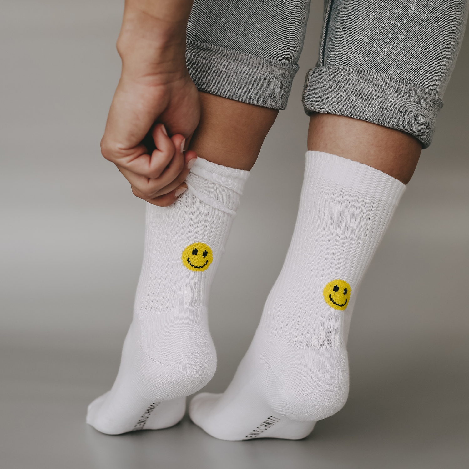 Socken weiß SMILEY | Wähle Deine...