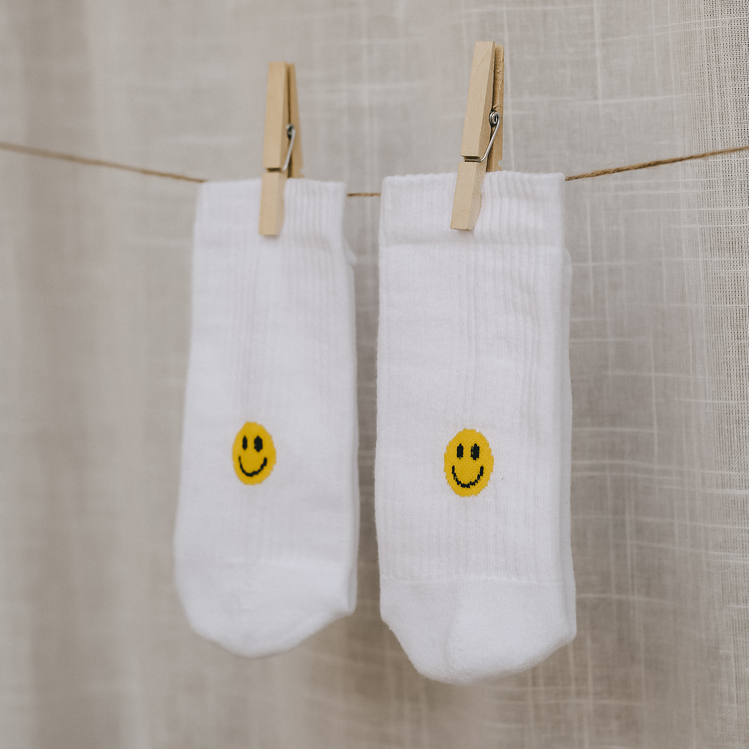 Socken weiß SMILEY | Wähle Deine...