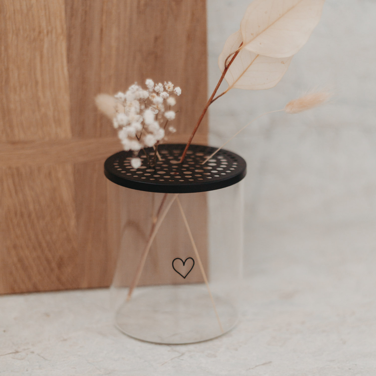 Blumenhalter | Metalldeckel für Vorratsglas Gr..