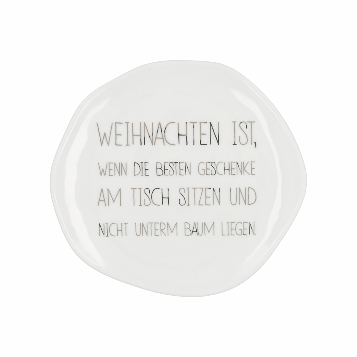 Kleiner Teller WEIHNACHTEN IST WENN...