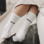 MAMA Socken weiß  -S-