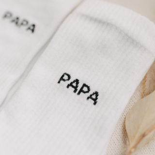 Socken weiß -L- PAPA