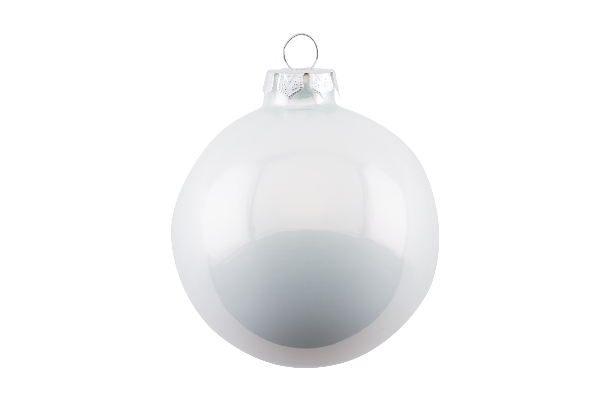 Kugel OPAL 8cm Weiß