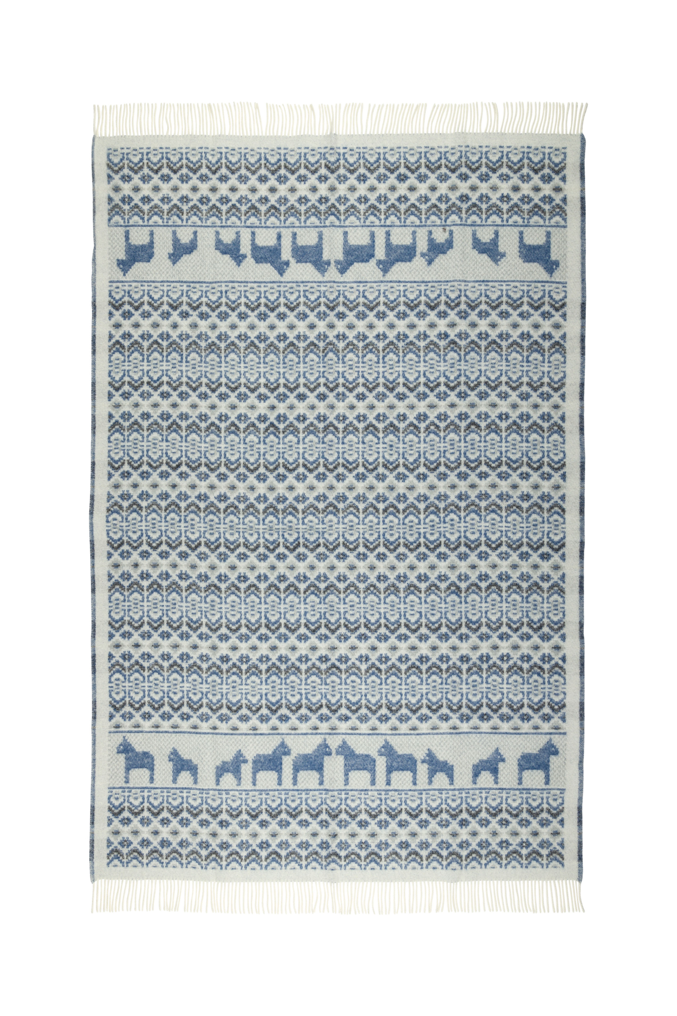 DALARNA | Schwedische Wolldecke 130/200cm