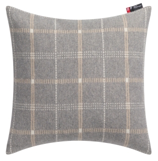 KARO Kissenbezug 40/40cm Graphit