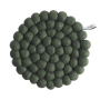 Filzkugel-Untersetzer WOOLY rd. | Moss Green