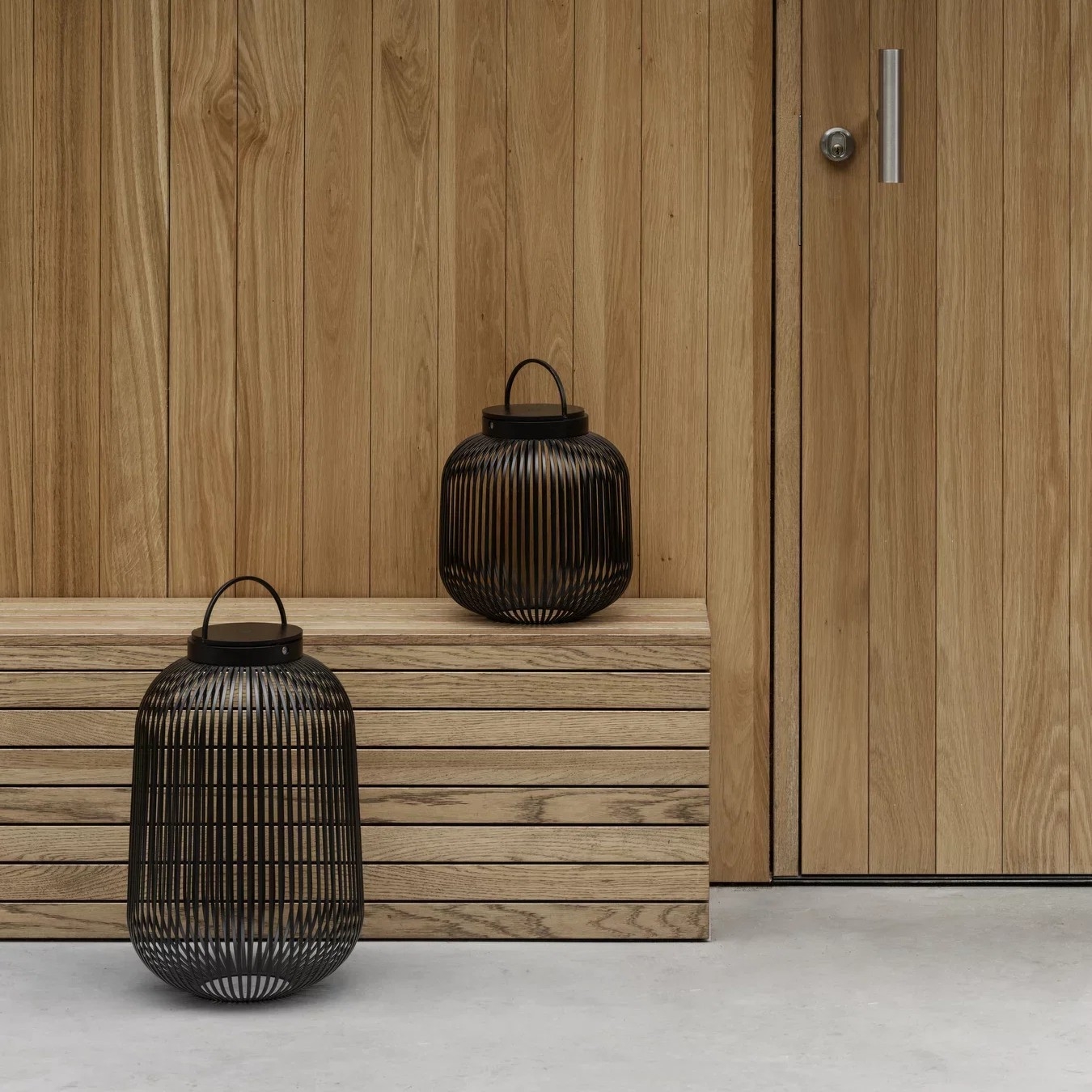 LITO LED-Laterne Black M
