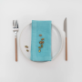 Leinenserviette/Deckchen FRANS | Coastal Blue, einzeln
