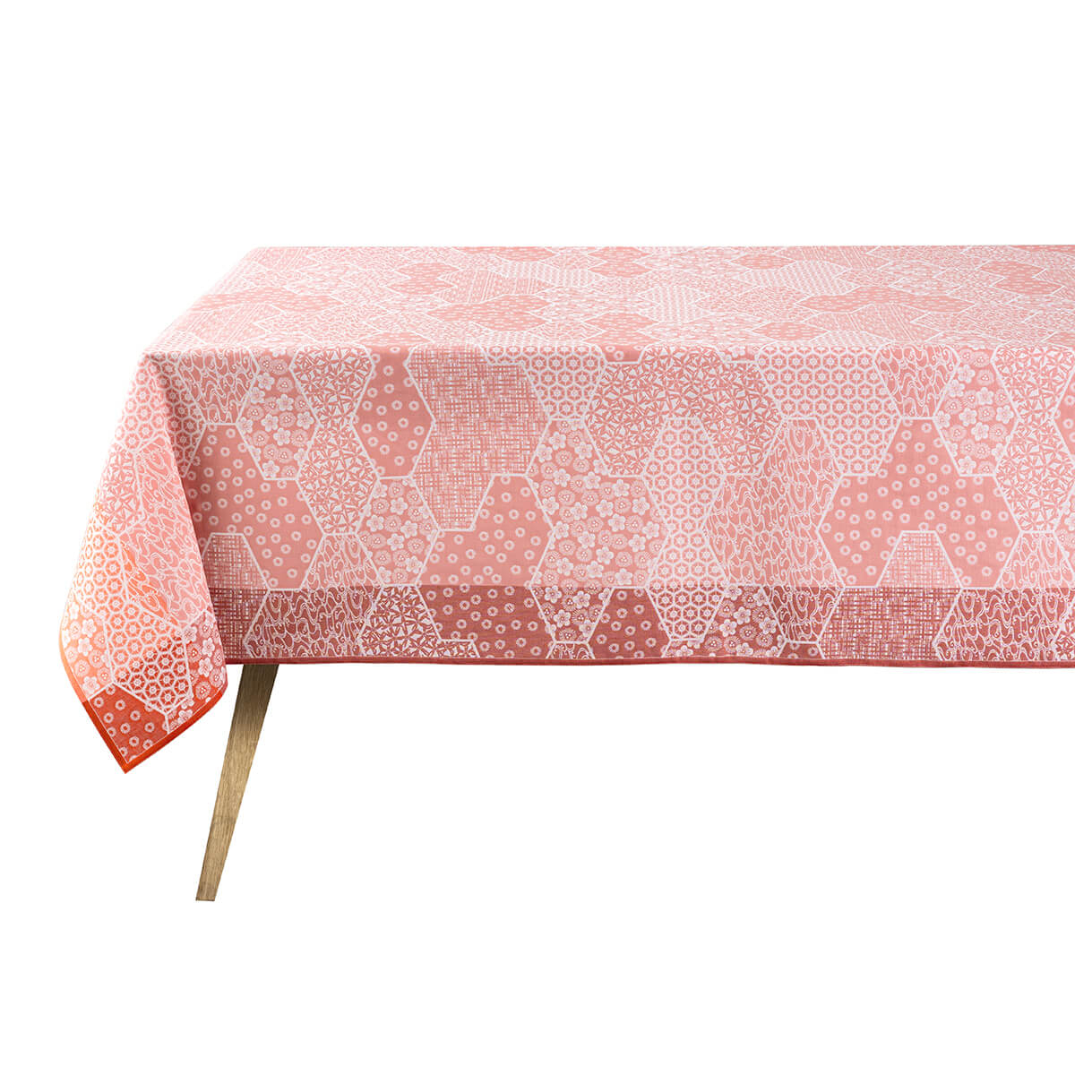 CERISIER WAGARA Tischdecke 150/150cm abwischbar beschichtet