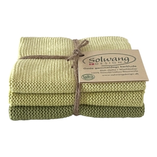 PISTACHIO Stricktücher 3-er Set