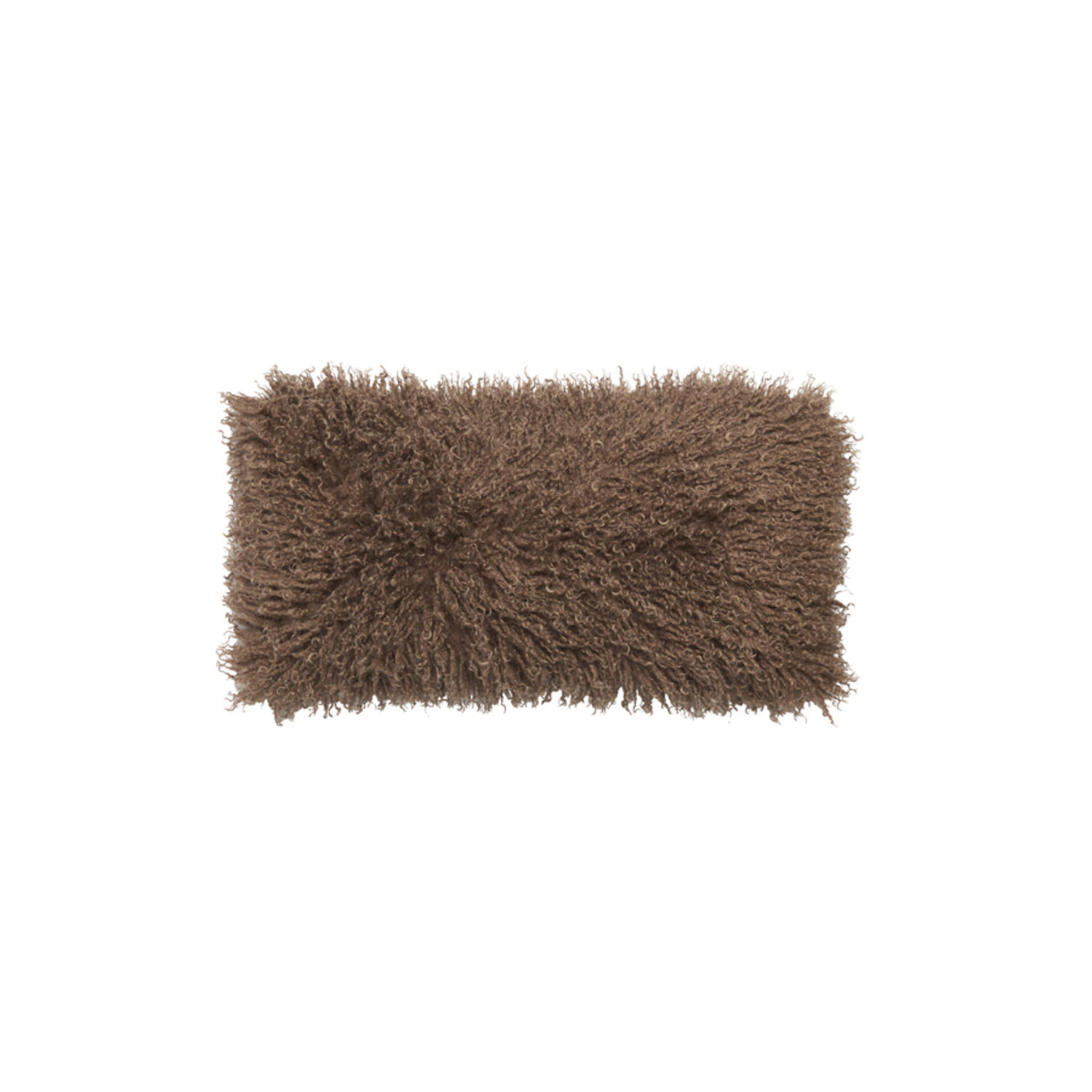 FLUFFYLY Kissen BRAUN 60/30cm
