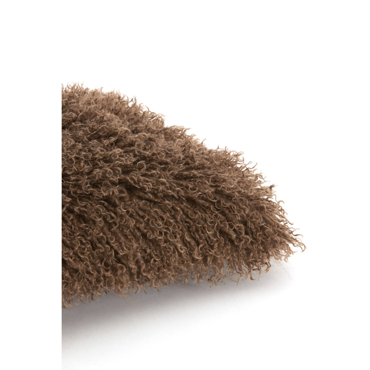 FLUFFYLY Kissen BRAUN 60/30cm