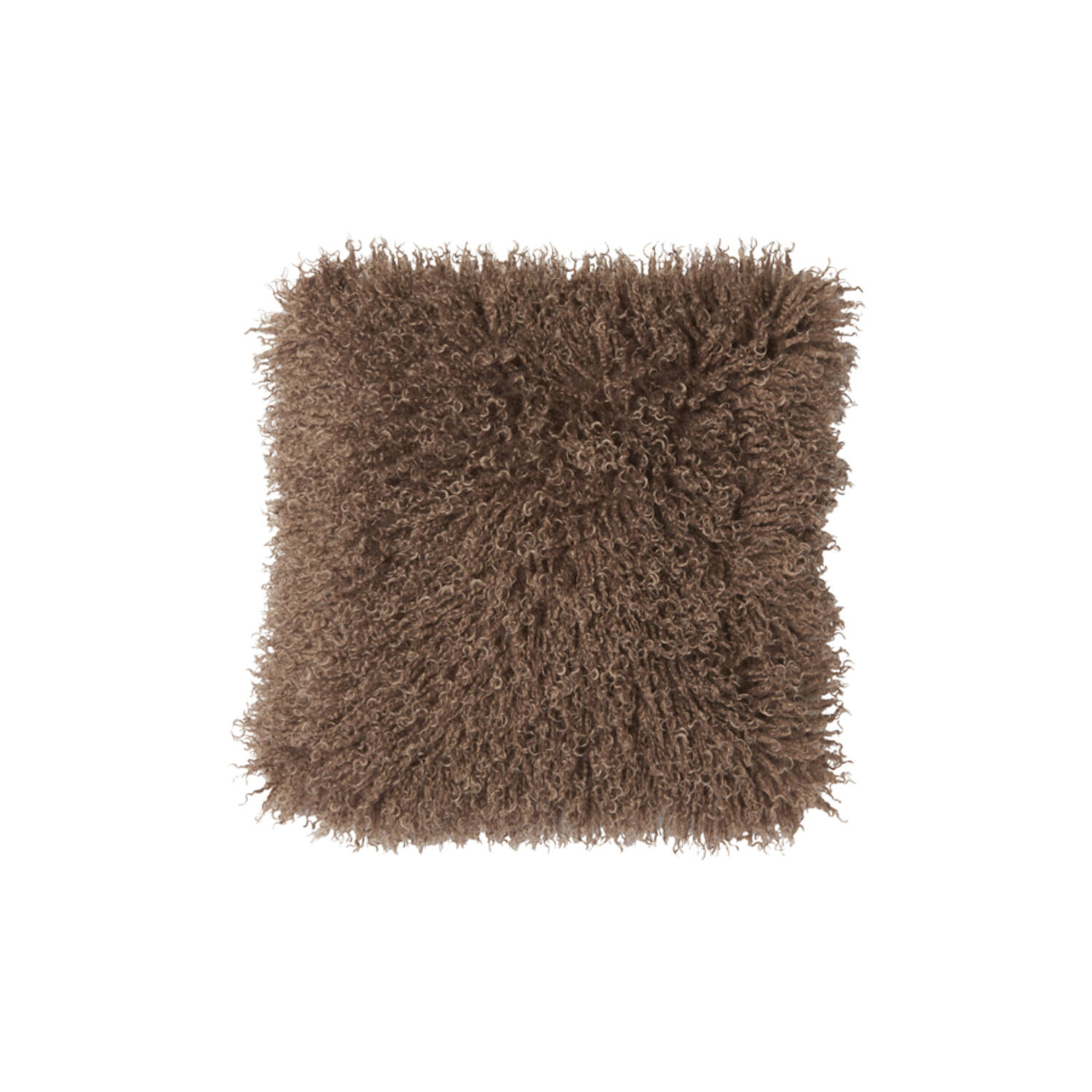 FLUFFYLY Kissen BRAUN 45/45cm