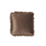 FLUFFYLY Kissen BRAUN 45/45cm
