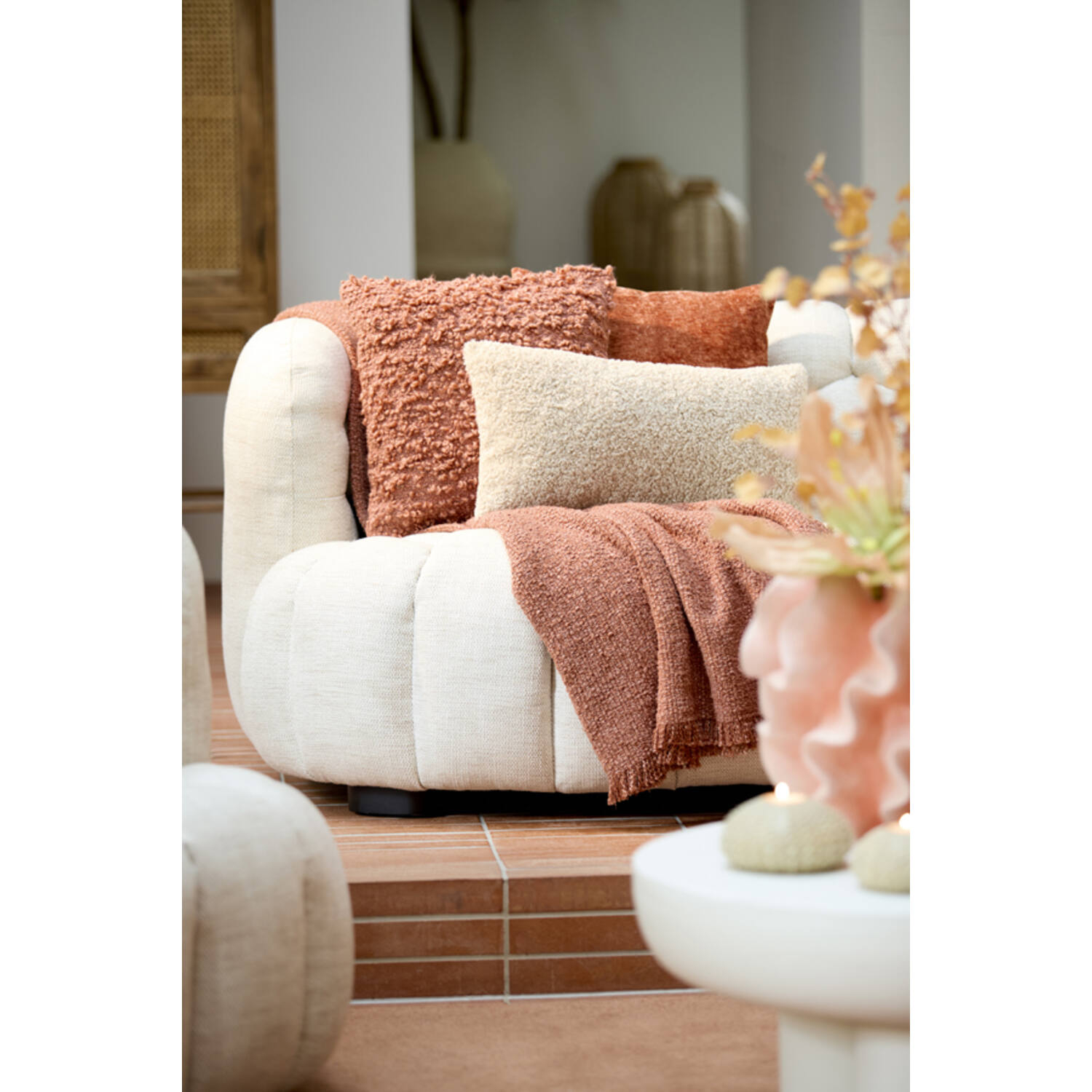 LINALY KISSEN Beige | 2 Größen verfügbar...