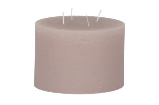 4- Docht Kerze Zuckerwatte