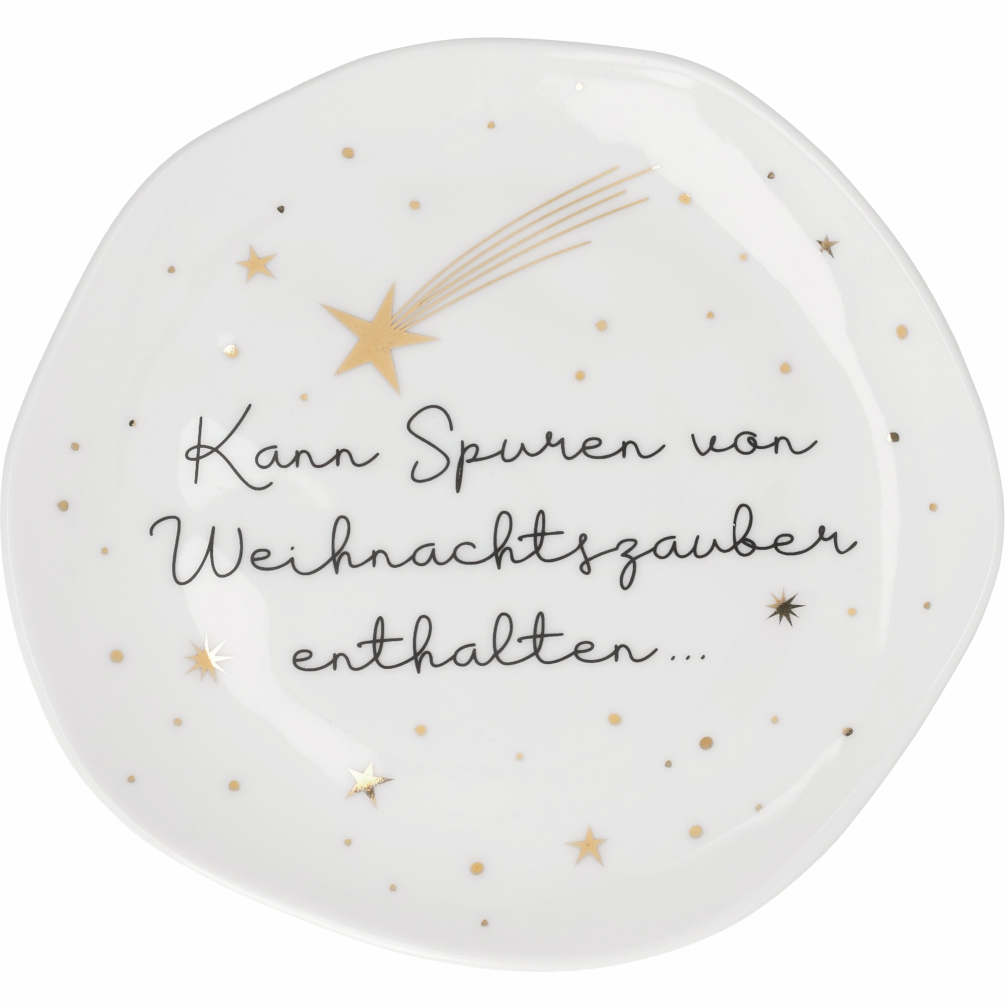 Kann Spuren von... | kleiner Teller