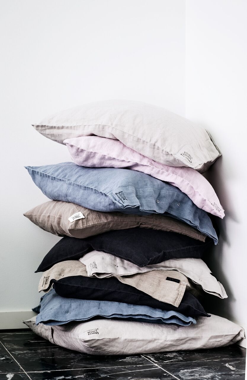 OFF-WHITE Kissenbezug 60/60cm LOVELY LINEN