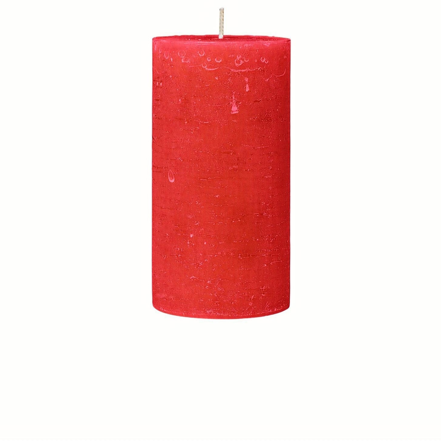 Rot 7/13,5cm Stumpenkerze