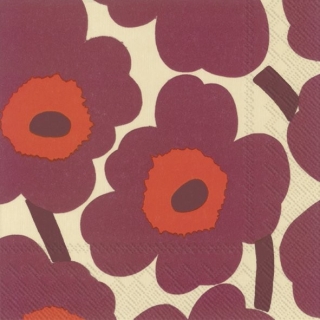 UNIKKO cream bordeaux